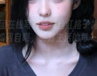 森萝财团在线写真：黑丝红格子裙也让我学会了如何自嘲，笑对生活的每一天！.txt